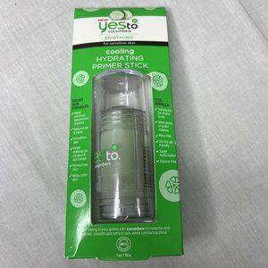 Yes To Cucumbers Cooling Hydrating Primer Stick 1oz Soothing For Sensitive Skin